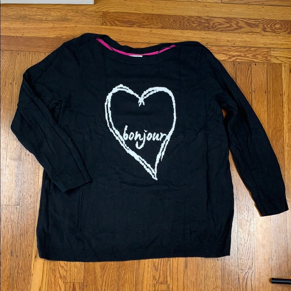 Charter Club Black Bonjour Knit Sweater Size 3x